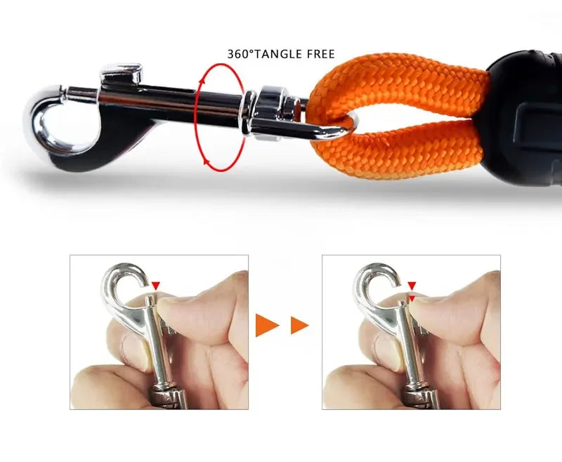8mm/5M Dog Leashes Long Pet Leash Outdoor Puppy Cat Dog Training Walking Rope Heavy Duty Nylon Recall Pet Tracking Line