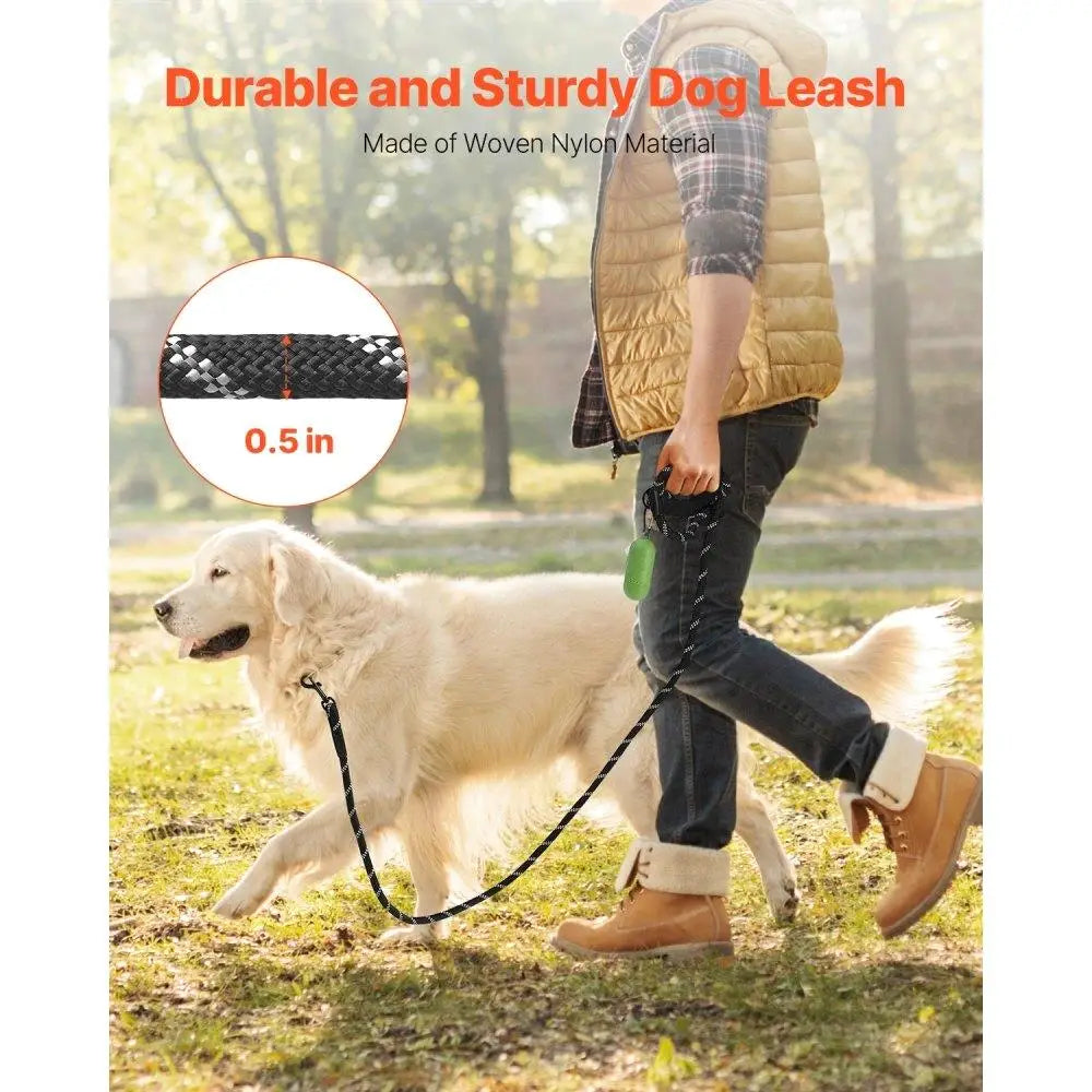 Heavy Duty 6ft Dog Leash with Padded Handle for medium and Large Dogs Durable Rope Design