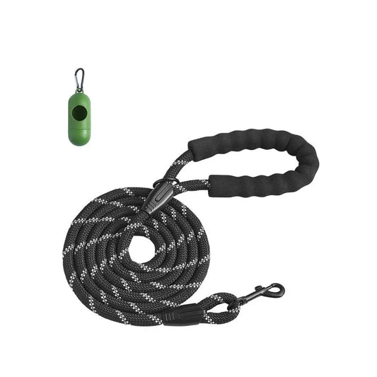 Heavy Duty 6ft Dog Leash with Padded Handle for medium and Large Dogs Durable Rope Design