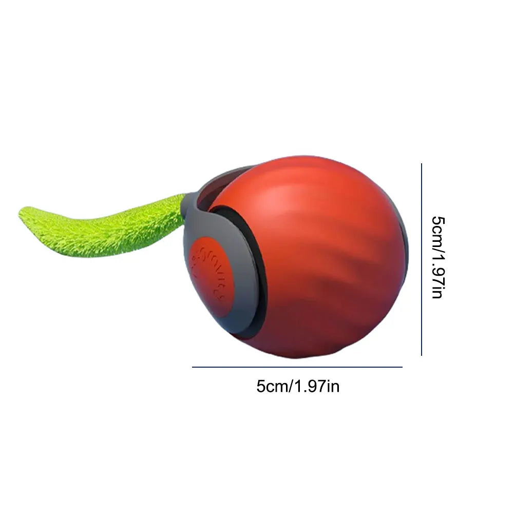 1-3PCS Cats Interactive Ball Toys with Replacement Speedy Tail Smart Cat Toy USB Rechargeable Electric Pet Toy Cat Game Accessor