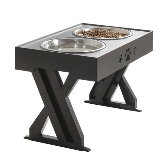 Stainless Steel Elevated Dog Bowl Non-Slip and No Spill Design Bowl Pet Supplies Suitable for Promote Healthy Digestion Xuan-US